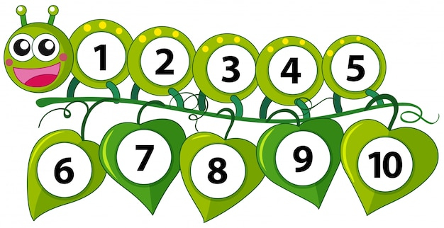 green,character,animal,number,font,letter,white,numbers,math,mathematics,path,insect,three,bug,object,worm,five,caterpillar,four,two