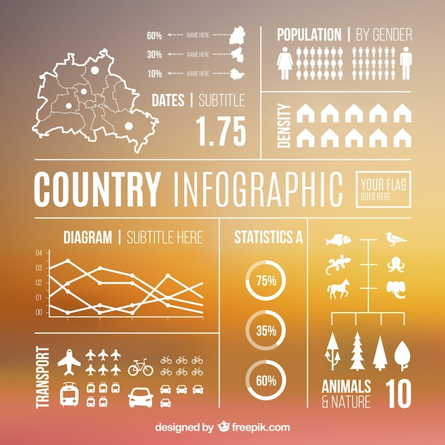 infographic,template,nature,graph,animals,graphic,diagram,infographic template,transport,statistics,country,population,countries