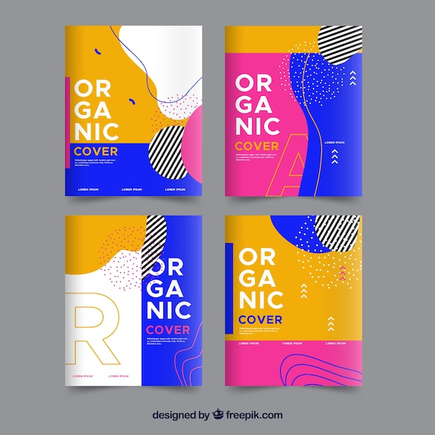  abstract, cover, design, shapes, presentation, colorful, organic, colors, cover design, templates, abstract shapes, pack, collection, set, covers, organic shapes, cover presentation, with