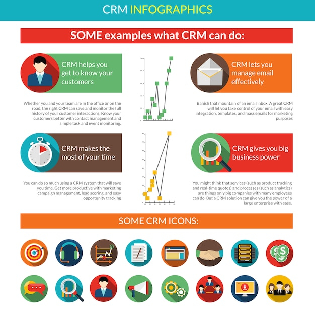 Free: Crm Infographics Set - nohat.cc