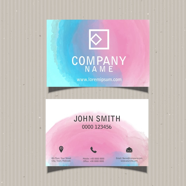 logo,business card,watercolor,business,abstract,card,template,office,paint,visiting card,art,color,presentation,stationery,corporate,ink,company,modern,branding,visit card