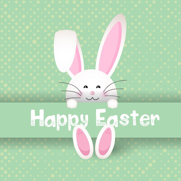  background, card, cute, spring, holiday, easter, rabbit, dot, cute background, bunny, spring background, holiday card, easter bunny, easter card, polka, easter vector