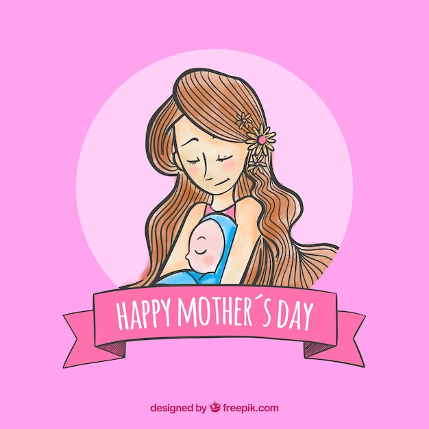 background,baby,love,hand,family,hand drawn,cute,celebration,mother,drawing,mother day,mom,celebrate,parents,day,drawn,lovely,greeting,relationship,may