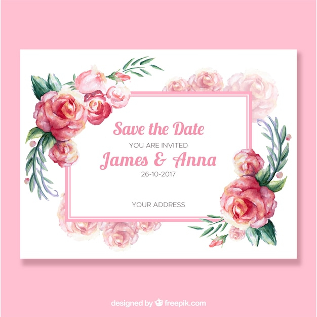 frame, wedding, watercolor, wedding invitation, floral, invitation, party, card, flowers, love, template, wedding card, watercolor flowers, invitation card, ornaments, cute, celebration, floral frame, colorful, roses