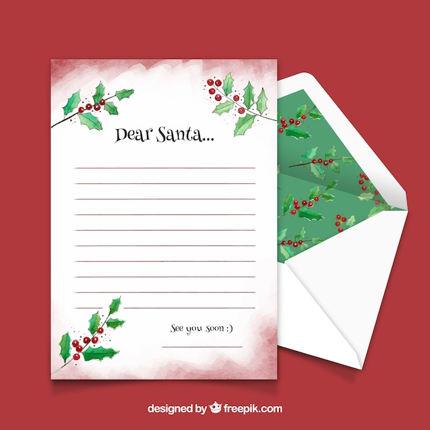 watercolor,christmas,christmas card,merry christmas,template,santa,xmas,box,celebration,delivery,happy,holiday,festival,letter,envelope,happy holidays,mail,decoration,christmas decoration,communication