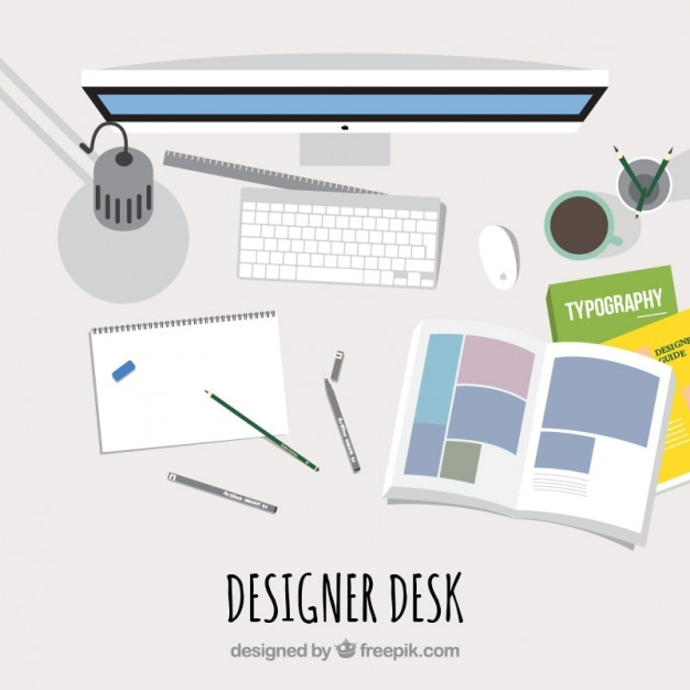 design,computer,office,desk,designer,workplace,desktop,workspace,office desk,view,top,top view