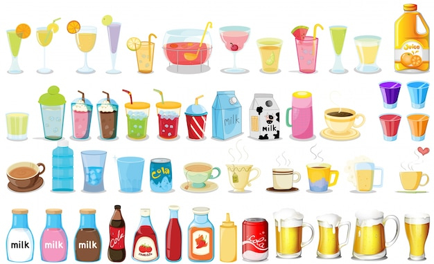  background, coffee, beer, cartoon, orange, milk, white background, graphic, bottle, coffee cup, glass, drink, cup, drawing, juice, white, cocktail, illustration, drinks