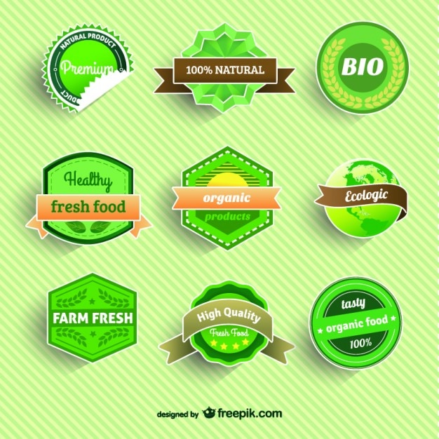 food,leaf,badge,green,retro,farm,graphic,badges,eco,organic,retro badge,emblem,symbol,quality,fresh,green leaves,buy,organic food,collection