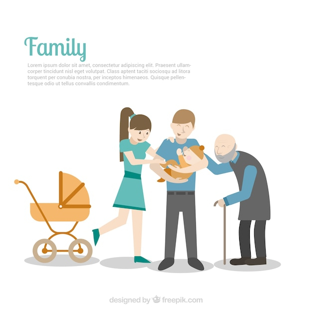 family,template,mother,new,illustration,father,parents,grandfather,relationship,new born,born,familiar