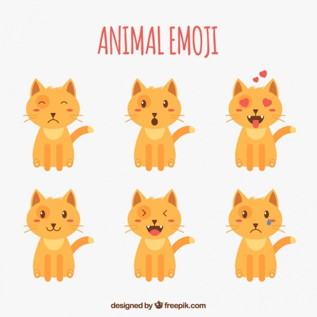design,animal,cat,face,cute,smile,happy,flat,emoticon,smiley,flat design,fun,funny,emotion,cute animals,expression,happy face,laugh,collection,facial