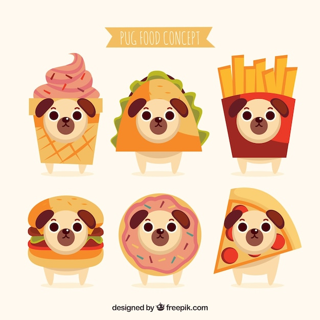 food,design,dog,animal,pizza,ice cream,cute,colorful,flat,burger,ice,pet,flat design,fun,funny,donut,cream,fast,cute animals,lovely