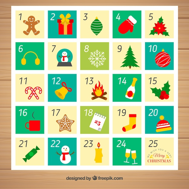 calendar,christmas,winter,merry christmas,design,green,xmas,celebration,yellow,flat,decoration,christmas decoration,flat design,december,decorative,date,cold,culture,diary,holidays