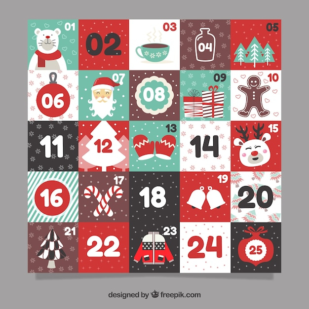 calendar,christmas,winter,merry christmas,design,xmas,celebration,flat,decoration,christmas decoration,flat design,december,decorative,date,cold,culture,diary,holidays,advent,merry