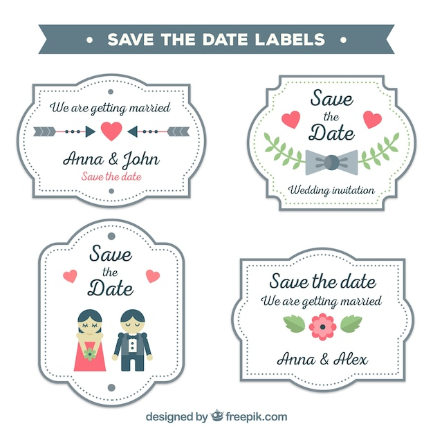 wedding,wedding invitation,label,invitation,love,design,badge,cute,badges,labels,couple,flat,save the date,flat design,date,wedding couple,love couple,save,pack,collection