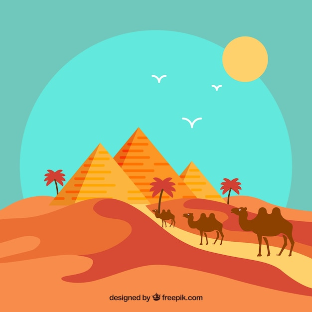 travel,design,cartoon,animal,sun,landscape,flat,flat design,africa,vacation,tourism,old,desert,egypt,history,culture,sand,holidays,pyramid,arab