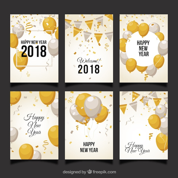 happy new year,new year,party,card,celebration,happy,holiday,event,happy holidays,flat,new,balloons,cards,december,celebrate,year,festive,season,2018