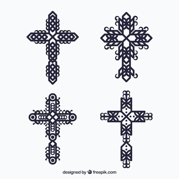 design,icon,ornament,lines,flat,decoration,religion,cross,flat design,ornamental,symbol,icon set,outline,line icon,object,collection,set,cross symbol,cross outline