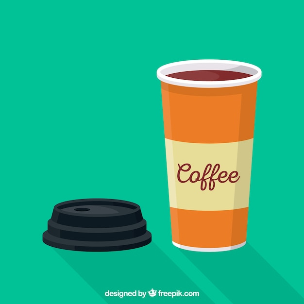 Free: Flat paper coffee cup - nohat.cc