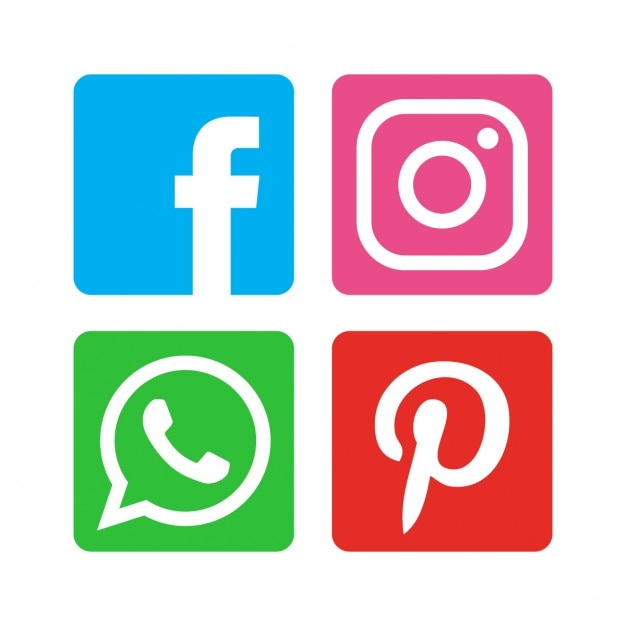  logo, icon, facebook, phone, social media, button, instagram, mobile, like, flat, app, whatsapp, message, application, pack, smart phone, pinterest, icon pack