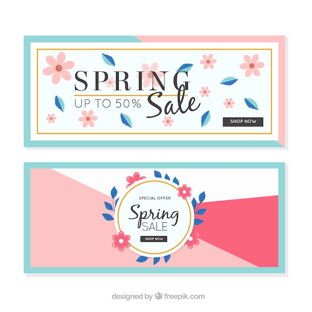 banner,flower,floral,flowers,design,template,nature,spring,web,flat,plant,natural,flat design,blossom,beautiful,season,spring flowers,banner template,collection,bloom