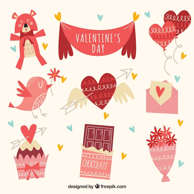 heart,love,design,valentines day,valentine,celebration,letter,envelope,flat,elements,flat design,celebrate,valentines,romantic,beautiful,style,day,pack,collection,romance
