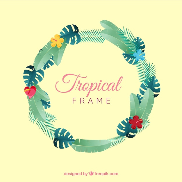 frame,floral,flowers,design,summer,template,leaf,nature,frames,beach,sun,leaves,holiday,colorful,tropical,flat,plant,decoration,flat design,palm
