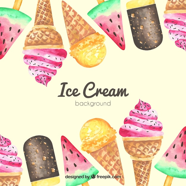 background,watercolor,food,kitchen,watercolor background,ice cream,cooking,ice,fast food,food background,eat,eating,sweets,fast,delicious,desserts,tasty,ice creams,foodstuff,creams