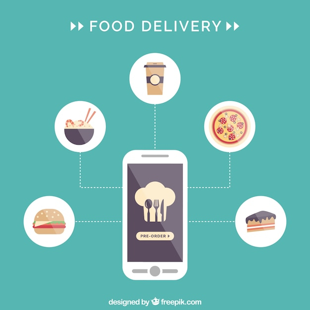 infographic,food,template,phone,mobile,delivery,graph,graphic,internet,smartphone,diagram,infographic template,mobile phone,online