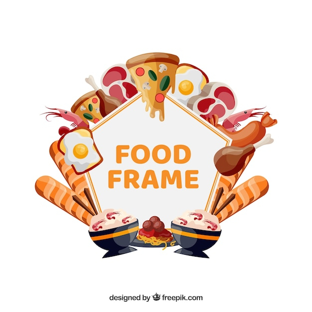 Free: Food frame background - nohat.cc