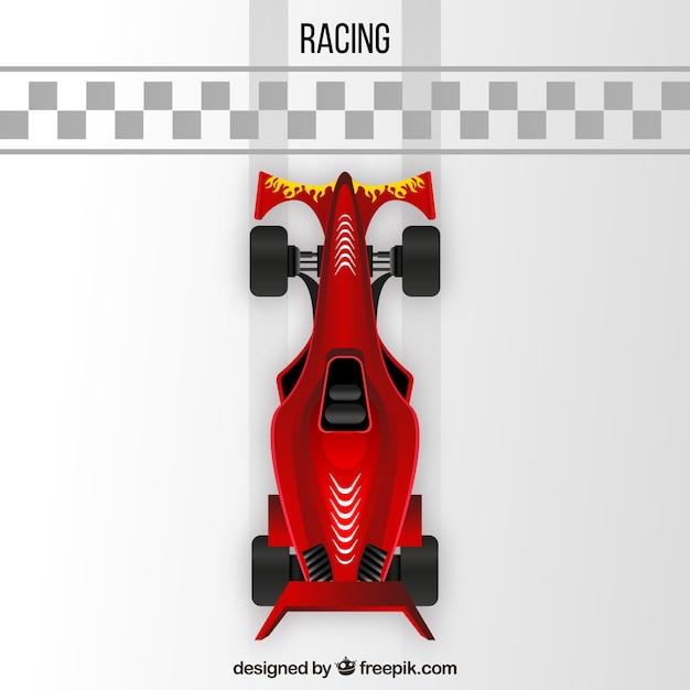 car,line,sports,speed,racing,motor,race,fast,1,vehicle,view,top,top view,drive,finish,racing car,formula,formula 1,crossing,from