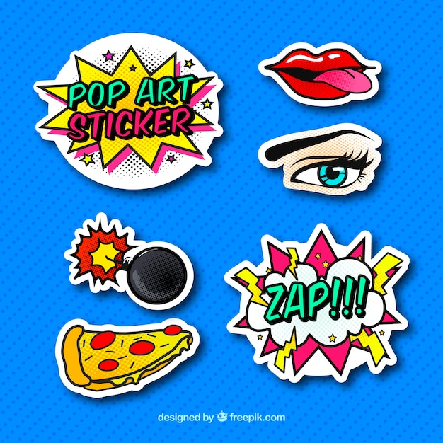 design,sticker,pizza,comic,red,cute,art,happy,eye,colorful,pop art,flat,modern,lips,elements,mouth,stickers,flat design,fun,funny