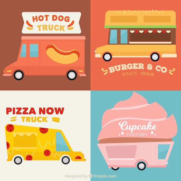 logo,food,business,design,template,dog,pizza,truck,logos,cupcake,colorful,corporate,flat,burger,food logo,fast food,company,corporate identity,street,modern