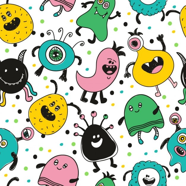 background,pattern,baby,kids,green,blue,character,cartoon,animal,comic,face,cute,art,color,smile,happy,doodle,graphic,kid,colorful