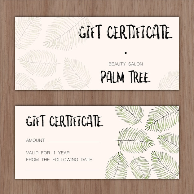background,watercolor,certificate,gift,green,nature,hand drawn,leaves,gift card,palm tree,natural,pastel,palm,background design,watercolour,hand drawing,botanical,hand painted,gift certificate,palm trees