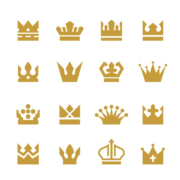  gold, icon, crown, luxury, icons, golden, king, jewelry, power, queen, king crown, icon set, government, collection, set, kingdom, crowns, wealth, throne, royalty