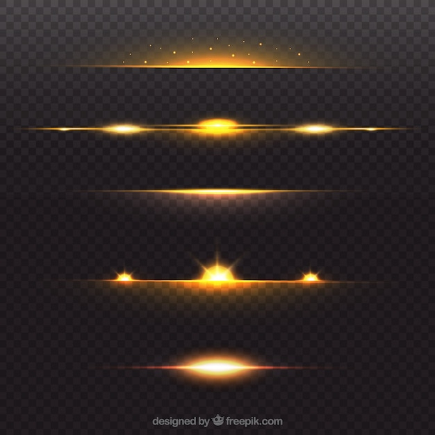 abstract,border,light,neon,elegant,golden,lights,sparkle,divider,glow,lens,flare,bright,lens flare,pack,collection,set,glowing