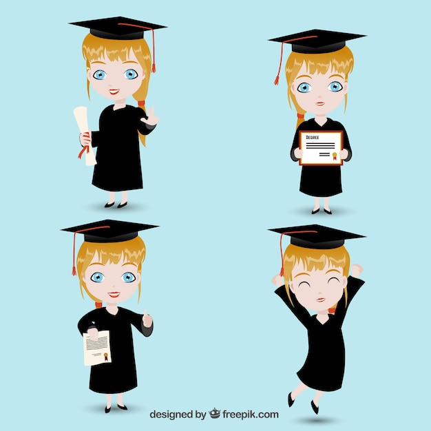 Free: Graduate girl 