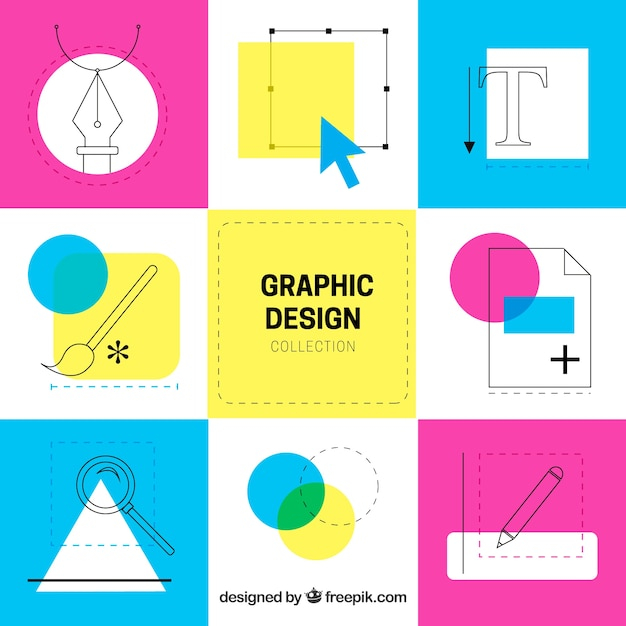 design,graphic design,icons,graphic,notebook,tools,elements,design elements,pack,collection,set,pencils