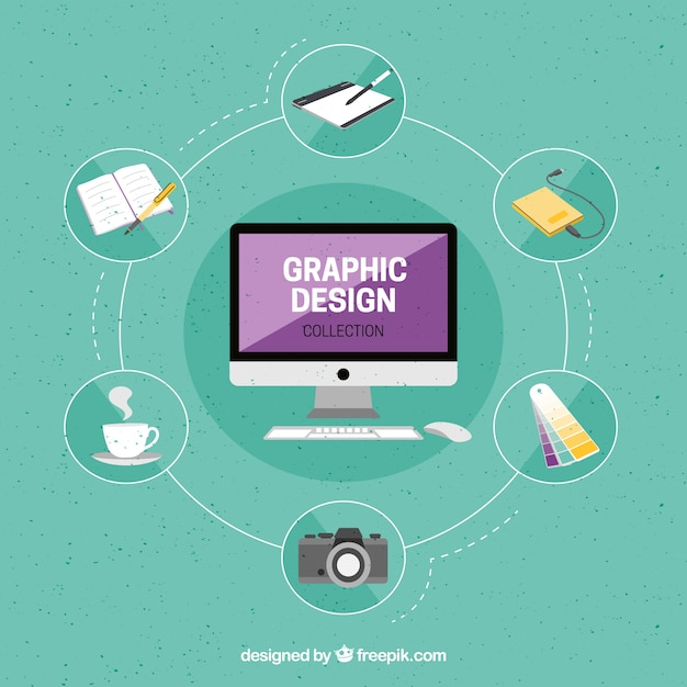 design,computer,graphic design,icons,graphic,notebook,tablet,tools,elements,design elements,pack,collection,set,pencils