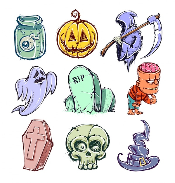 halloween,character,cartoon,autumn,skull,cute,art,celebration,happy,holiday,sketch,happy holidays,hat,monster,elements,cartoon character,symbol,funny,pumpkin