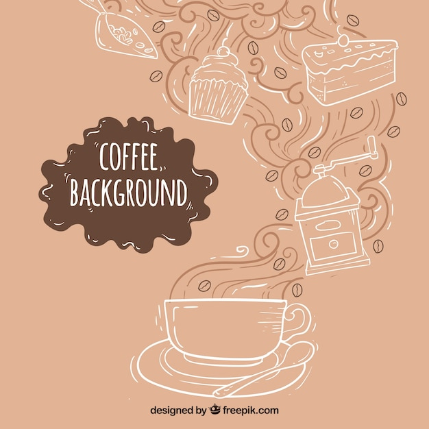  background, coffee, hand, cake, hand drawn, shop, cupcake, coffee cup, decoration, drink, cup, sweet, decorative, coffee beans, mug, coffee shop, sweets, handdrawn, drawn, coffee background