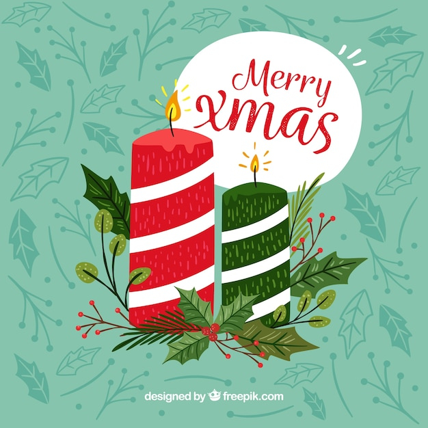 background,christmas,christmas card,christmas background,merry christmas,hand,green,xmas,red,hand drawn,celebration,happy,holiday,festival,happy holidays,backdrop,decoration,christmas decoration,candle,december