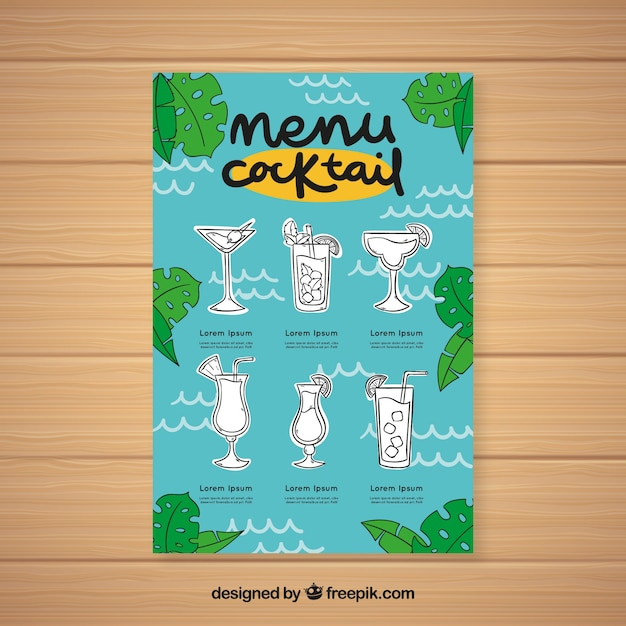 menu,water,hand,summer,sea,hand drawn,fruit,leaves,tropical,bar,ice,drawing,juice,cocktail,drinks,palm,hand drawing,drawn,cocktails,straw