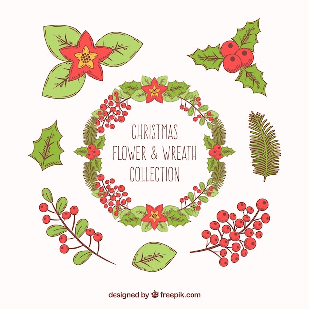 christmas,floral,merry christmas,flowers,hand,ornament,xmas,nature,hand drawn,wreath,decoration,christmas decoration,christmas wreath,christmas ornament,floral ornaments,december,decorative,ornamental,flower wreath,floral wreath