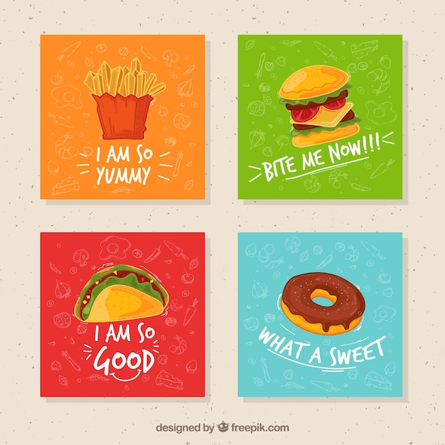 food,card,hand,kitchen,hand drawn,burger,cooking,fast food,drawing,dinner,cards,eat,hand drawing,donut,diet,lunch,nutrition,eating,fast,drawn