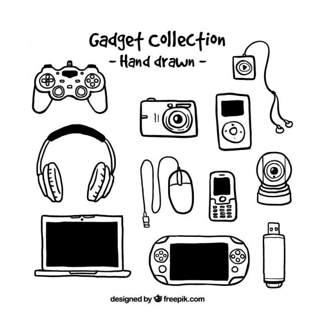  technology, hand, computer, mobile, laptop, game, video, communication, drawing, mouse, headphones, video game, hand drawing, gadget, drawn, devices, sketchy, sketches, collection, computer mouse