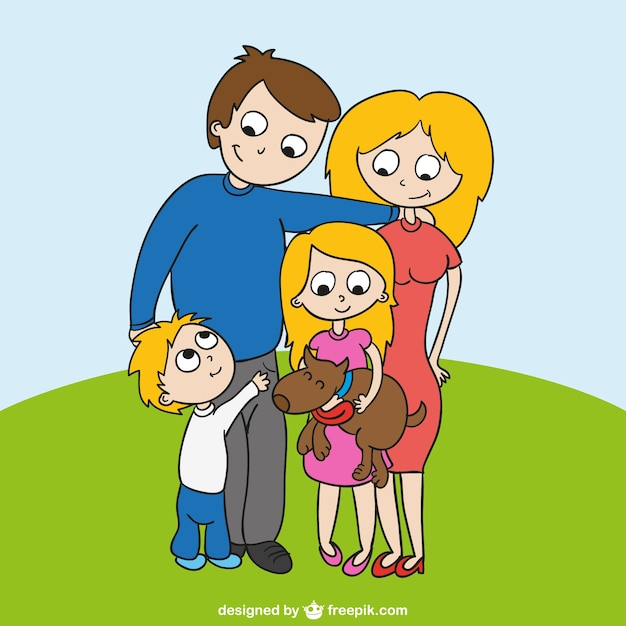 hand,children,family,paper,cartoon,hand drawn,cute,mother,child,human,pen,drawing,illustration,father,graphics,hand drawing,characters,cartoon characters,parents