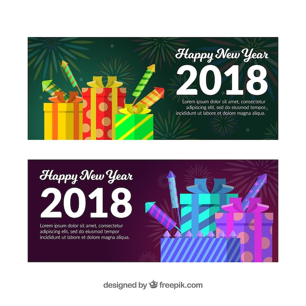 banner,happy new year,new year,party,design,gift,box,banners,gift box,celebration,happy,holiday,event,happy holidays,flat,new,gifts,flat design,december,celebrate