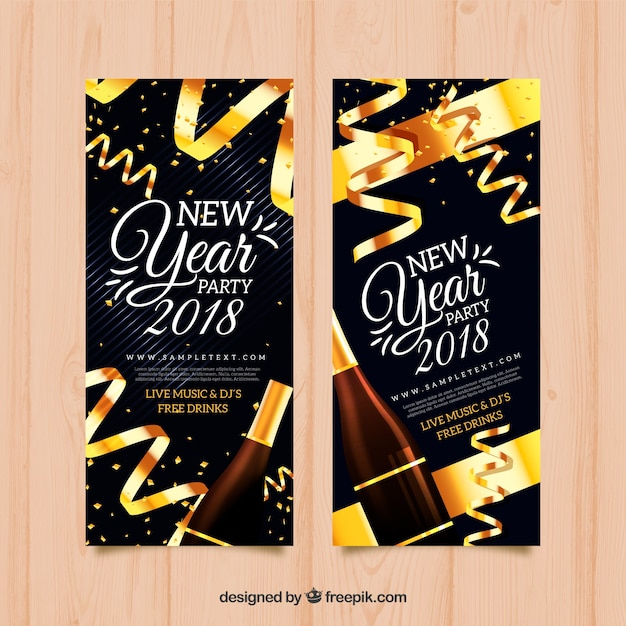 banner,happy new year,new year,party,banners,celebration,happy,holiday,event,golden,happy holidays,champagne,new,december,celebrate,year,festive,season,2018