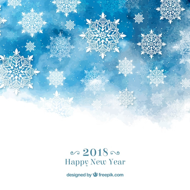 background,watercolor,happy new year,new year,party,blue,snowflakes,celebration,happy,holiday,event,happy holidays,new,december,celebrate,watercolour,year,festive,season,2018
